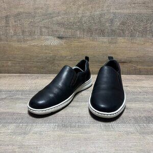 Born Black Leather Slip On Shoes Men's Size 11